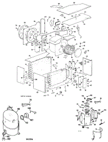 02 - Section2 parts for Ge Air Conditioner KD723DTX2 from AppliancePartsPros.com