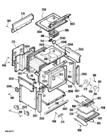 02 - Section2 parts for Ge Range RF724GH1 from AppliancePartsPros.com