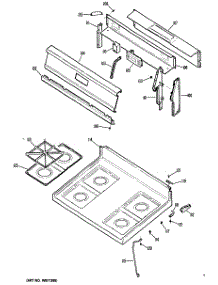 02 - Section2 parts for Ge Range RGB528EN1 from AppliancePartsPros.com