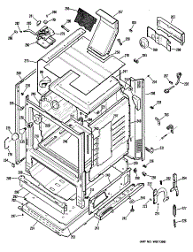 03 - Section3 parts for Ge Range RGB744GEN1 from AppliancePartsPros.com