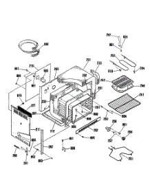 03 - Section3 parts for Ge Range RF725GL8 from AppliancePartsPros.com