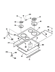 02 - Section2 parts for Ge Range RF615GL3 from AppliancePartsPros.com