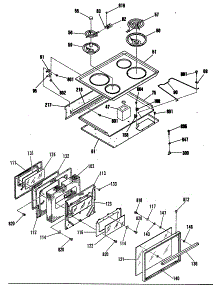 05 - Section5 parts for Ge Range RF725GL9 from AppliancePartsPros.com