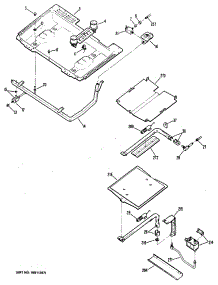 04 - Section4 parts for Ge Range RGB745GEN1 from AppliancePartsPros.com