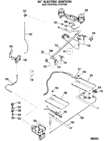 04 - 30`` Electric Ignition parts for Ge Range RGB746GEJ9 from AppliancePartsPros.com