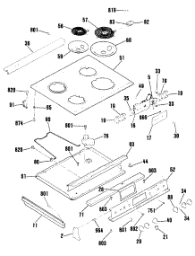 02 - Section2 parts for Ge Range RS622GP1 from AppliancePartsPros.com