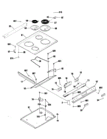 03 - Section3 parts for Ge Range RS734GP1 from AppliancePartsPros.com