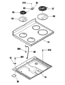 02 - Section2 parts for Ge Range RB754N2 from AppliancePartsPros.com