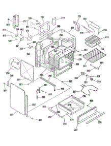 03 - Section3 parts for Ge Range RS744GP1 from AppliancePartsPros.com