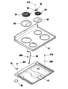03 - Section3 parts for Ge Range RB755GN2 from AppliancePartsPros.com