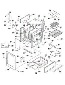 04 - Section4 parts for Ge Range RB755GN2 from AppliancePartsPros.com