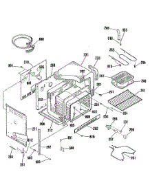 04 - Section4 parts for Ge Range RF724GP1 from AppliancePartsPros.com