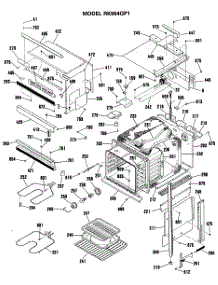 04 - Section4 parts for Ge Oven RK964GP1 from AppliancePartsPros.com