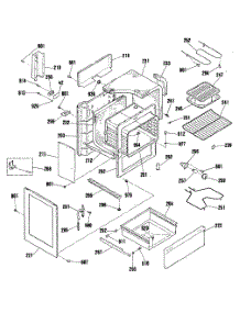 03 - Section3 parts for Ge Range RB755GN3 from AppliancePartsPros.com