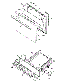 04 - Section4 parts for Ge Range RGB524ER1 from AppliancePartsPros.com