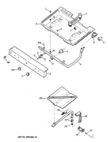 04 - Section4 parts for Ge Range RGB528ER1 from AppliancePartsPros.com