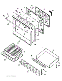 03 - Section3 parts for Ge Range RGB747GER2 from AppliancePartsPros.com