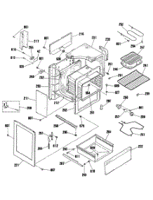 04 - Section4 parts for Ge Range RB754N4 from AppliancePartsPros.com