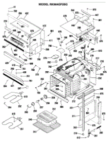 03 - Section3 parts for Ge Oven RK964GP2BG from AppliancePartsPros.com