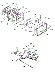 03 - Section3 parts for Ge Range RS744GP2BG from AppliancePartsPros.com