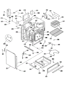 02 - Section2 parts for Ge Range RS622GP2BG from AppliancePartsPros.com
