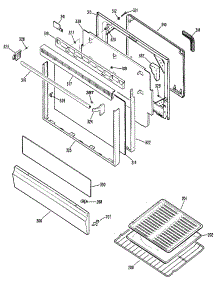 03 - Section3 parts for Ge Range RGB745GER2 from AppliancePartsPros.com