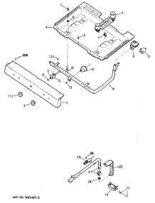 04 - Section4 parts for Ge Range RGB508ES1 from AppliancePartsPros.com