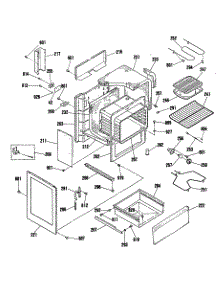 03 - Section3 parts for Ge Range RB767GN4AD from AppliancePartsPros.com