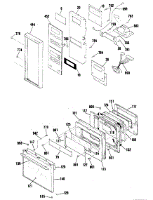 03 - Section3 parts for Ge Oven RK964GP3BG from AppliancePartsPros.com