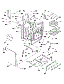 02 - Section2 parts for Ge Range RS622GP3BG from AppliancePartsPros.com