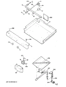 03 - Section3 parts for Ge Range RGB526GES1 from AppliancePartsPros.com
