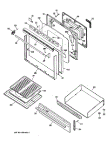 03 - Section3 parts for Ge Range RGB745GES1 from AppliancePartsPros.com