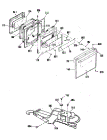 03 - Section3 parts for Ge Oven RJ734GP3BG from AppliancePartsPros.com