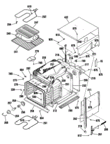 02 - Section2 parts for Ge Oven RK524GP2BG from AppliancePartsPros.com