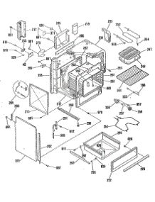 02 - Section2 parts for Ge Range RS744GP3BG from AppliancePartsPros.com