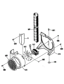 03 - Section3 parts for Ge Range RS744GP3BG from AppliancePartsPros.com