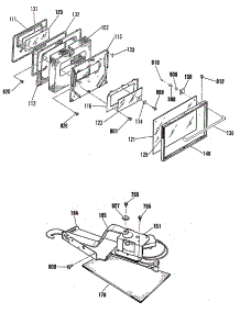 04 - Section4 parts for Ge Range RS744GP3BG from AppliancePartsPros.com