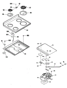 02 - Section2 parts for Ge Range RB754N6AD from AppliancePartsPros.com