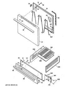 03 - Section3 parts for Ge Range RGB508ES2 from AppliancePartsPros.com