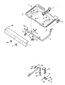 04 - Section4 parts for Ge Range RGB508PS2 from AppliancePartsPros.com