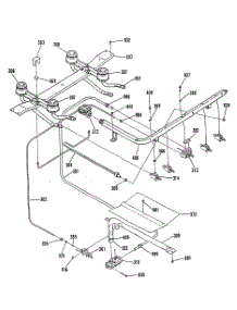 04 - Section4 parts for Ge Range RGB502PS1WH from AppliancePartsPros.com