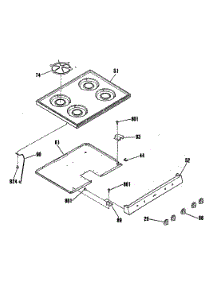 06 - Section6 parts for Ge Range RGB740GES2WH from AppliancePartsPros.com