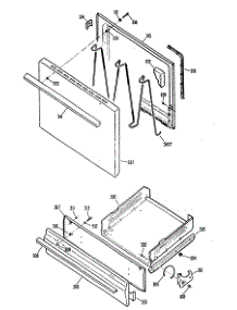 04 - Section4 parts for Ge Range RGB524PV1AD from AppliancePartsPros.com