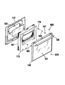 03 - Section3 parts for Ge Range RGJ534GEP2BG from AppliancePartsPros.com