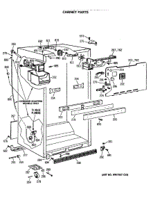 03 - Cabinet Parts parts for Ge Refrigerator CTX18GISERAD from AppliancePartsPros.com