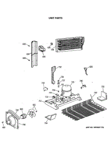 06 - Unit Parts parts for Ge Refrigerator CTX18LASARWH from AppliancePartsPros.com