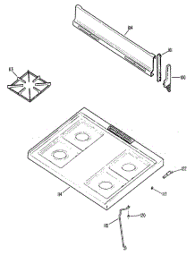 04 - Section4 parts for Ge Range RGB508PT1AD from AppliancePartsPros.com