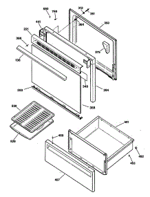 03 - Section3 parts for Ge Range RB525GV1 from AppliancePartsPros.com