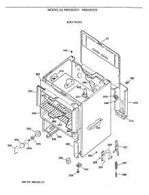 02 - Body Parts parts for Ge Range RB533GV1 from AppliancePartsPros.com