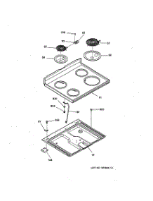 02 - Cooktop parts for Ge Range RB754Y2AD from AppliancePartsPros.com